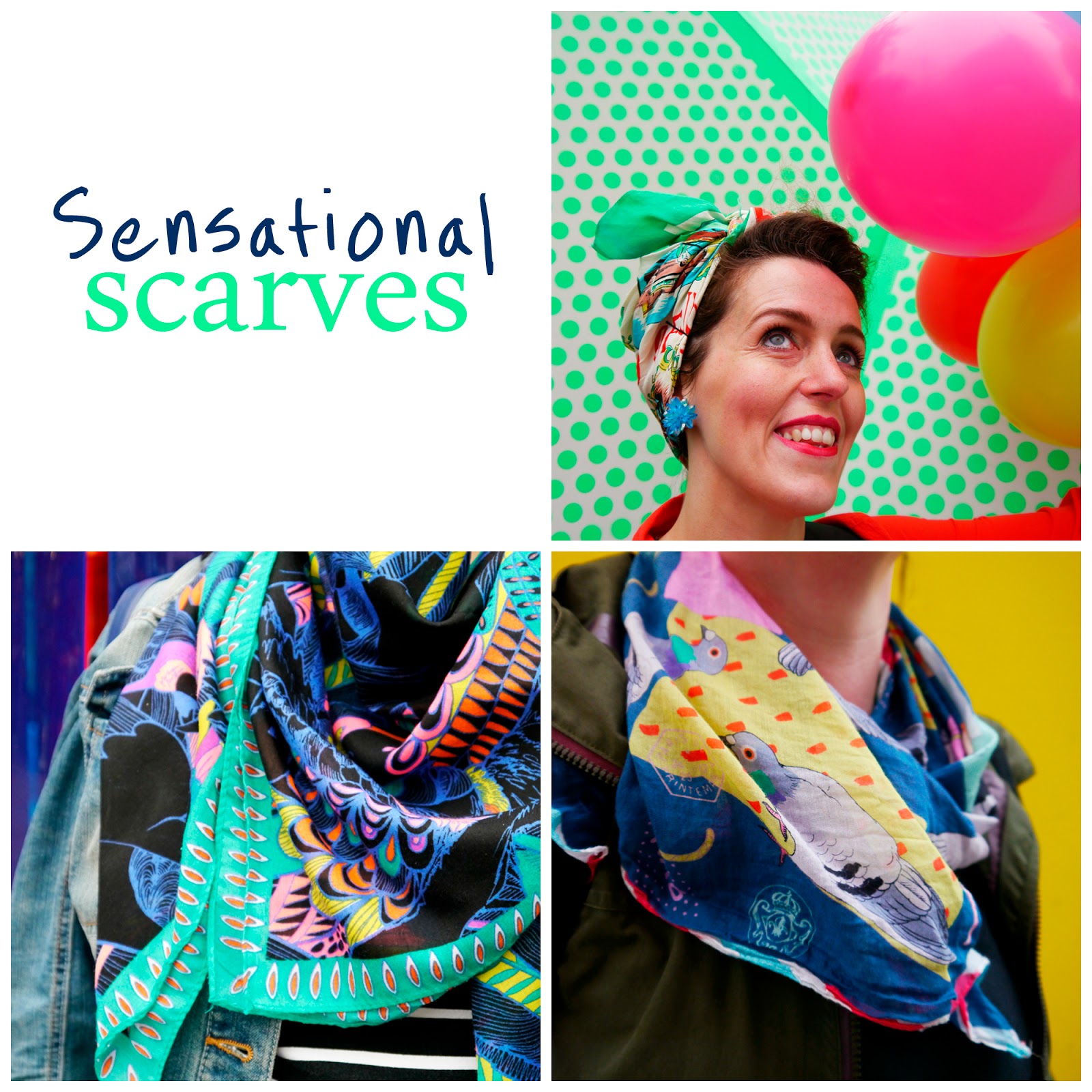 Sensational Scarves on the Blogtacular Photowalk Blogtacualr, photowalk, West Elm Photowalk, London, london style, blogger style, colour, balloons, bloggers, #blogtacular, #westelmlondonscenes, West Elm London Scenes, style spotting, scarf style, scarf addict, Karen Mabon