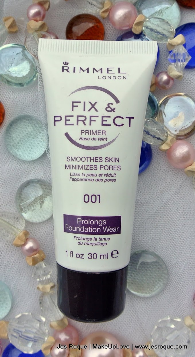 Review: Rimmel London Fix & Perfect Foundation Primer in 001
