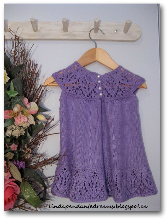 lindapendante dreams: Meredith Lace Knit Baby Dress