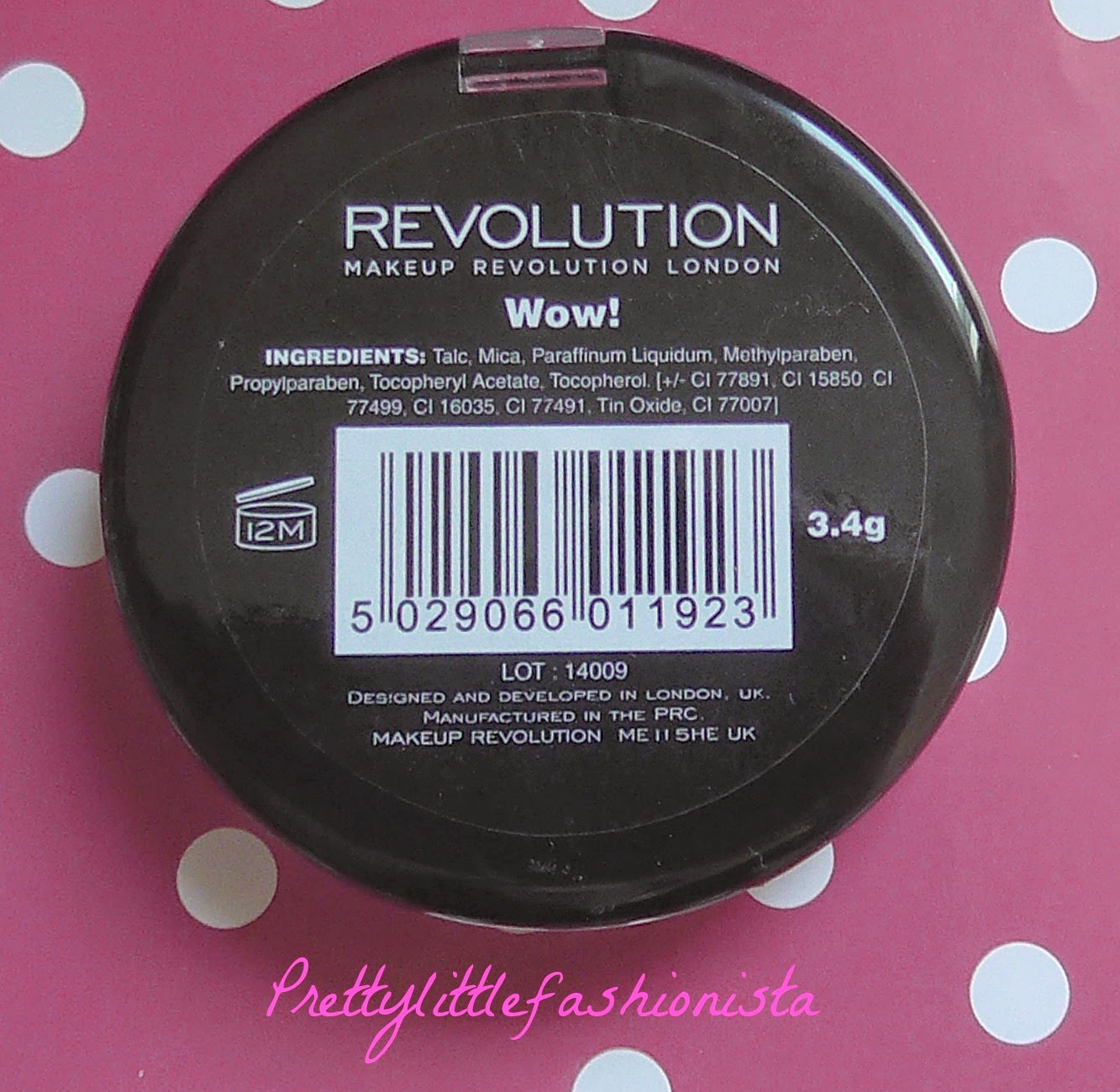 prettylittlefashionista Makeup Revolution Blush in Wow Review