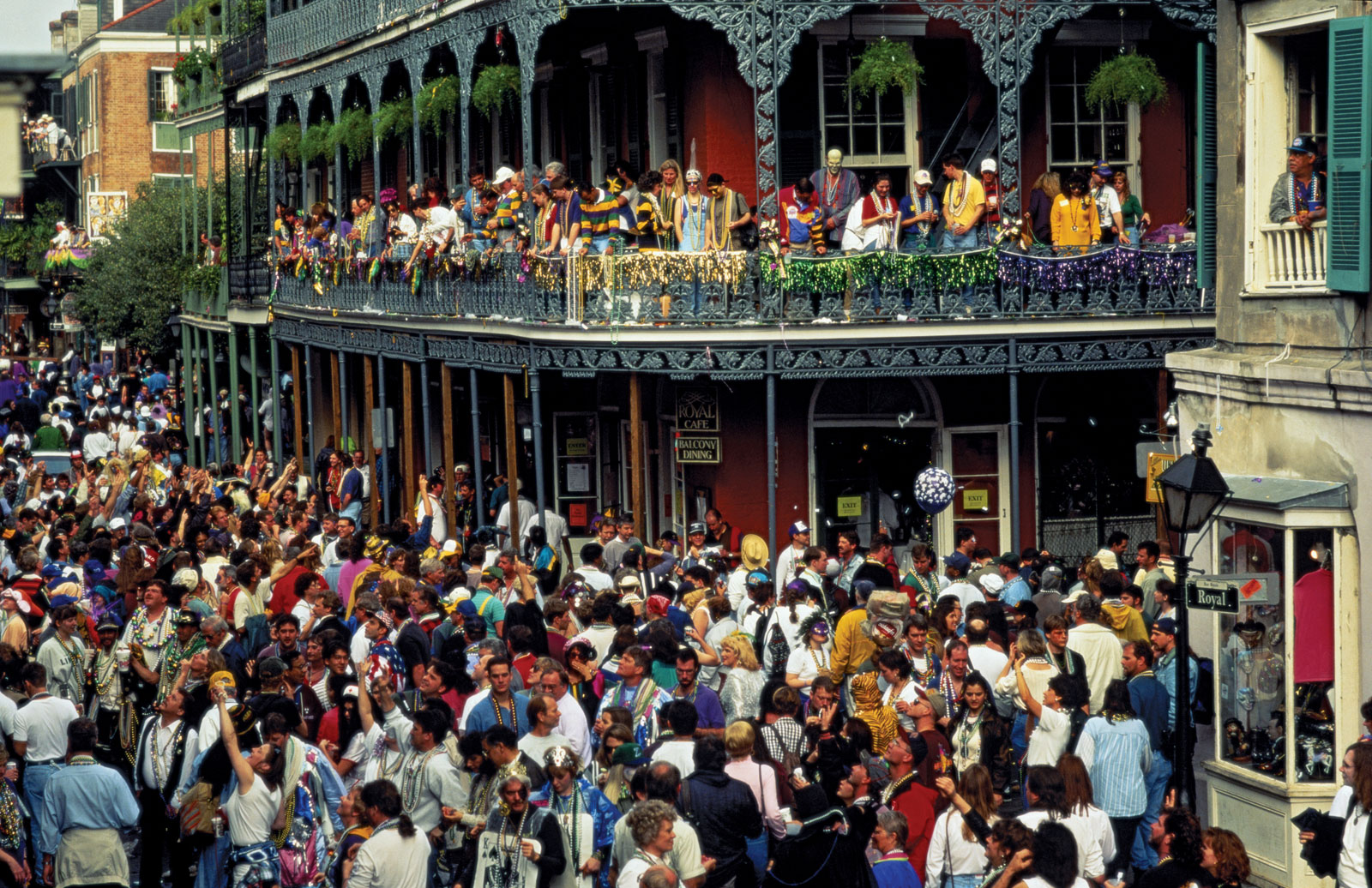 packed Bourbon St.