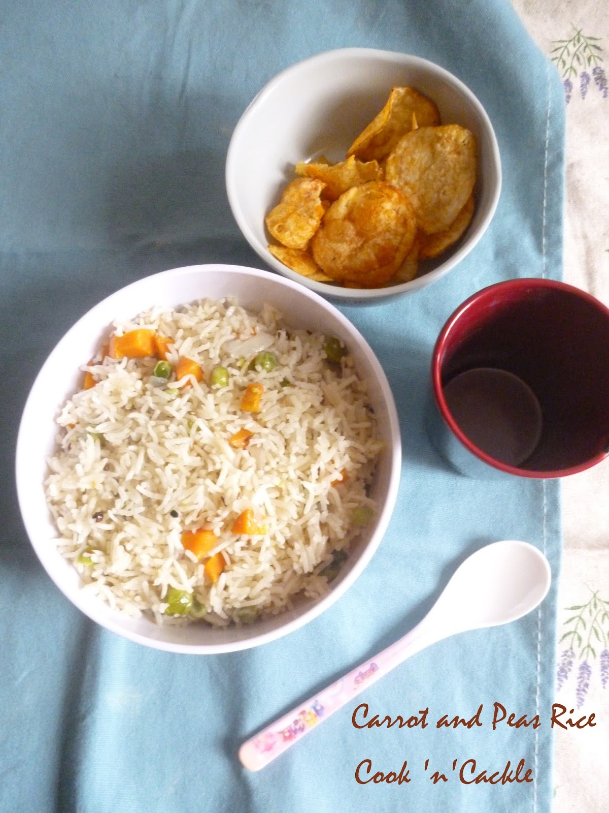 Cook`n 'Cackle Peas and Carrot Rice
