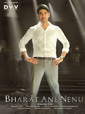 Poster Of Bharat Ane Nenu 2018 Full Movie In Hindi Dubbed Download HD 100MB Telugu Movie For Mobiles 3gp Mp4 HEVC Watch Online