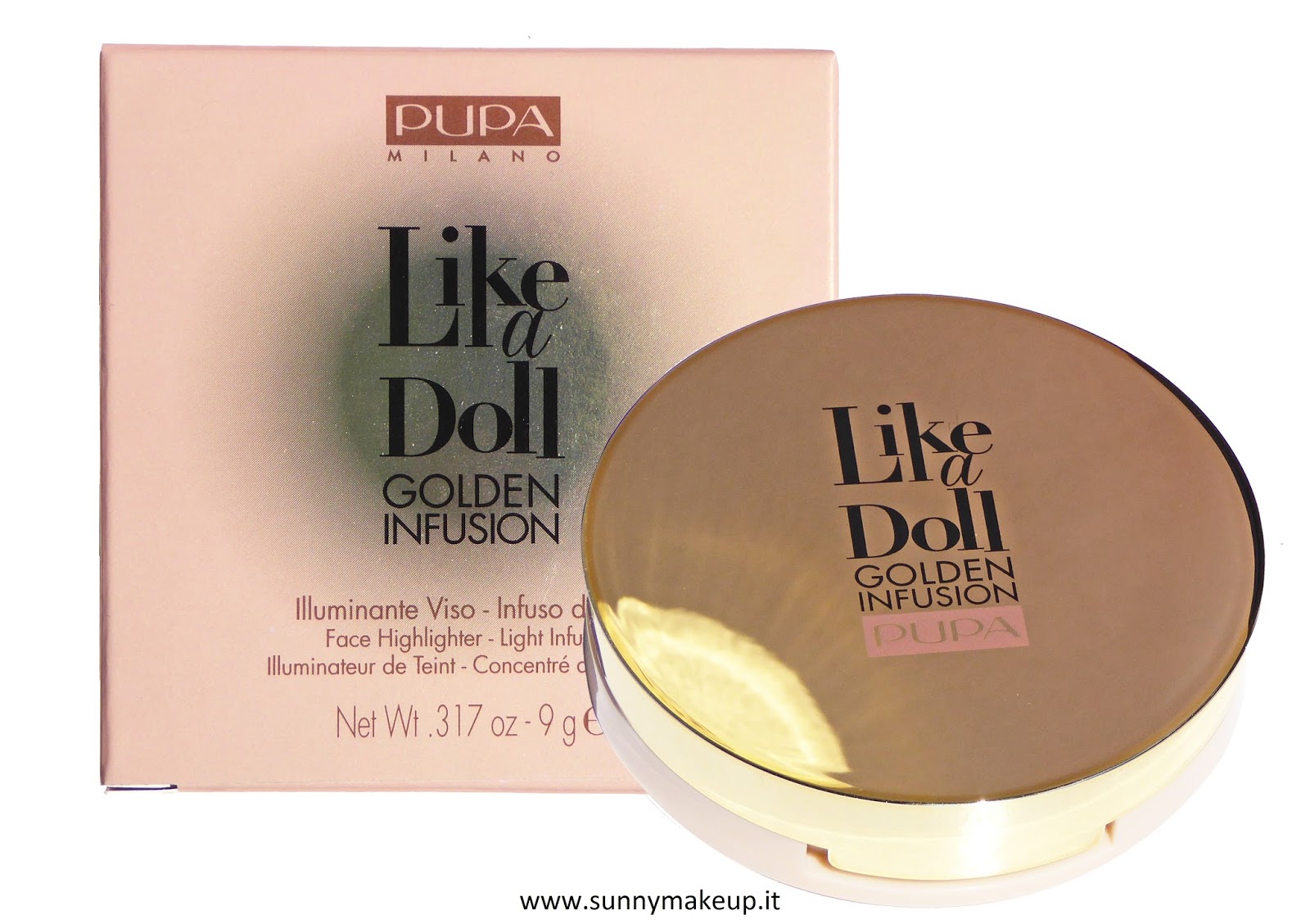 Pupa - Like A Doll Golden Infusion. Illuminante Viso nella colorazione 001. Pupa - Like A Doll Golden Infusion. Illuminante Viso nella colorazione 001.