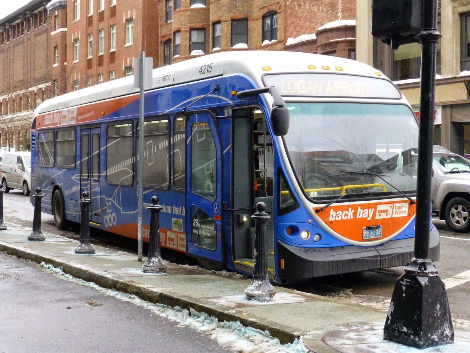 Miles on the MBTA Service Change Back Bay Logan Express