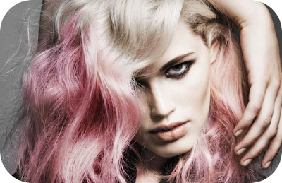 hair chalk pink
