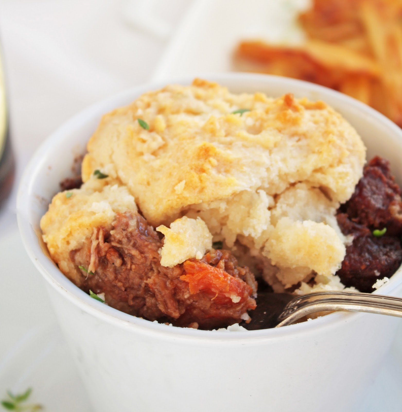 Beef in Stout with Cheddar Thyme Dumplings I Breathe I'm Hungry