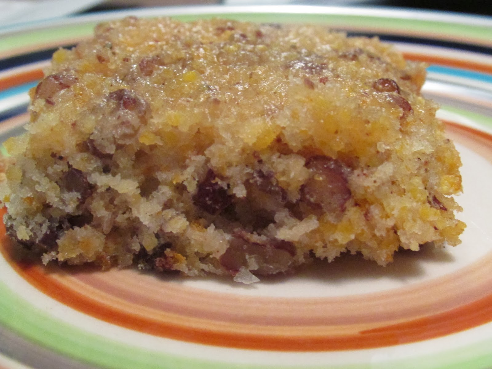 Snozzberry Pie Brown ButterPecanCornmeal Cake