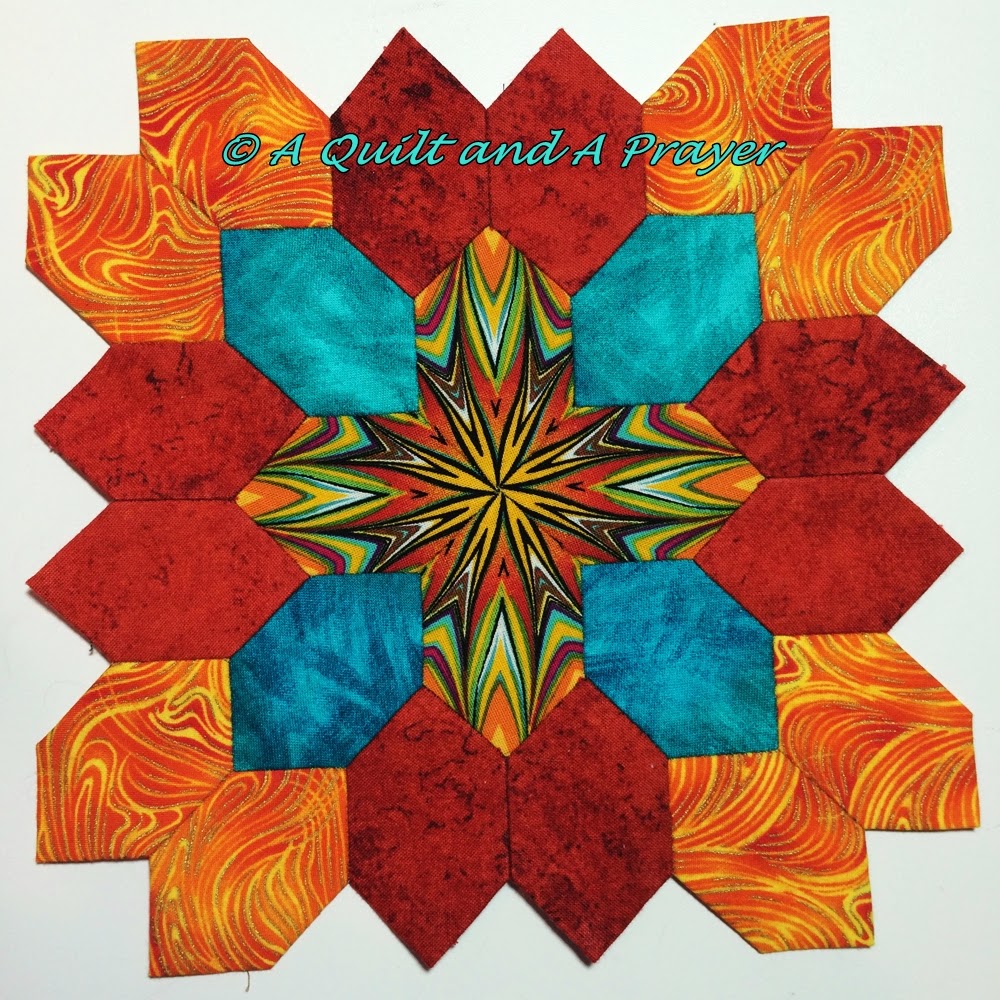 A Quilt and A Prayer Patchwork of the Crosses Let's Roll!!!