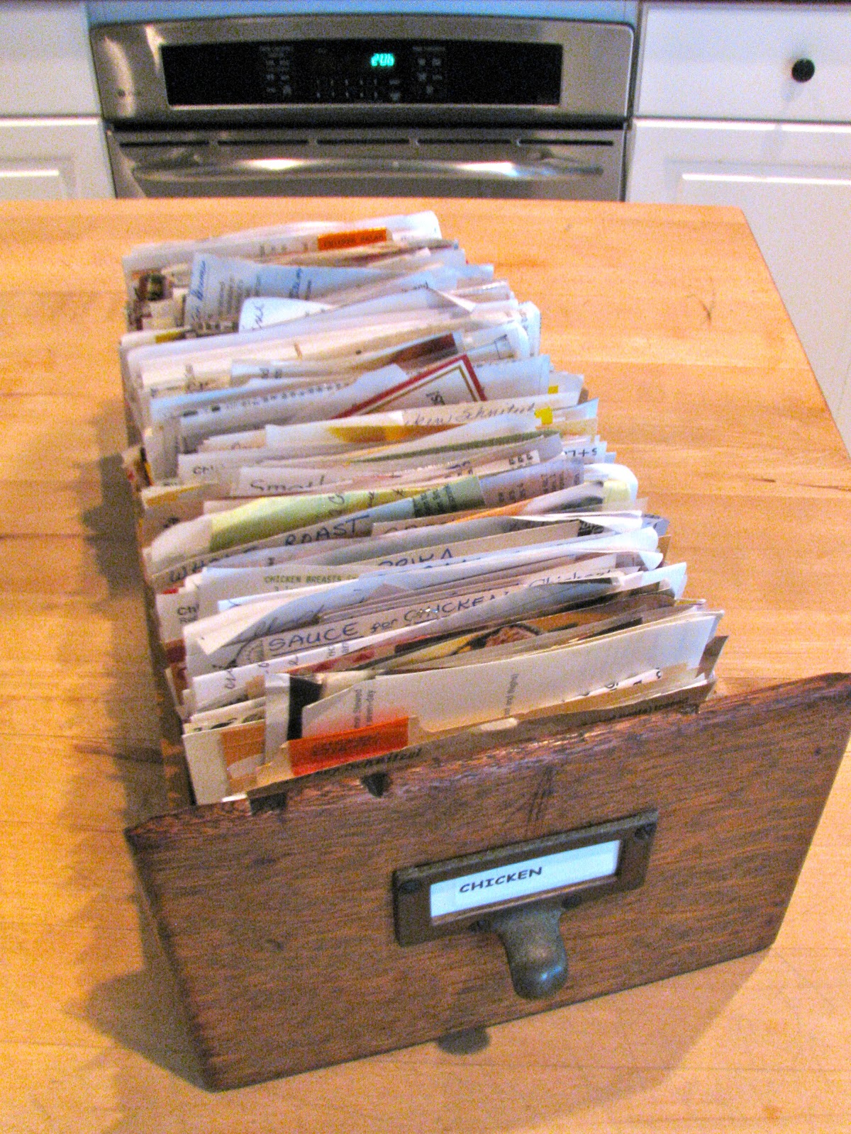 MAY DAYS Organizing Recipe Cards