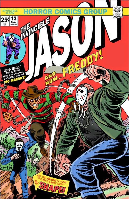Get This 'Freddy vs Jason vs The Shape' Comic Inspired Design Today!