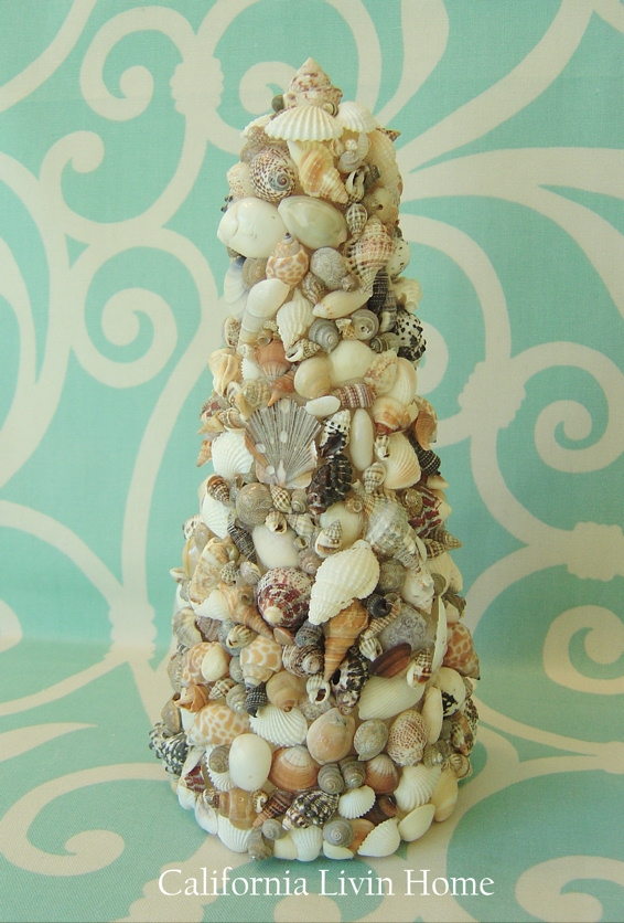 California Livin Home Coastal Cottage Christmas * Shell Christmas Trees