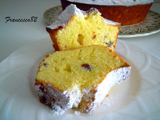ciambellone al limone verdello di sicilia e uvetta al marsala