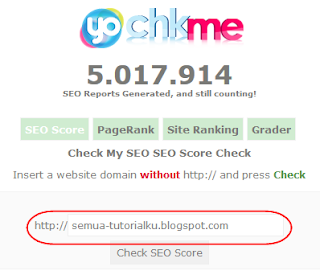 Cara Cek dan Mengetahui SEO Score Blog