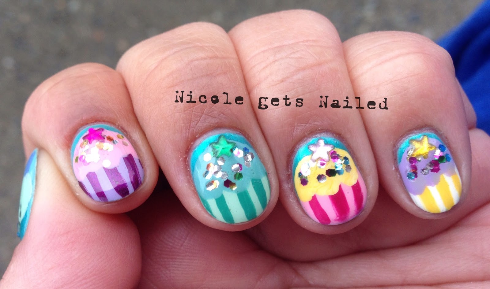 Nicole gets Nailed Lazy Cupcakes