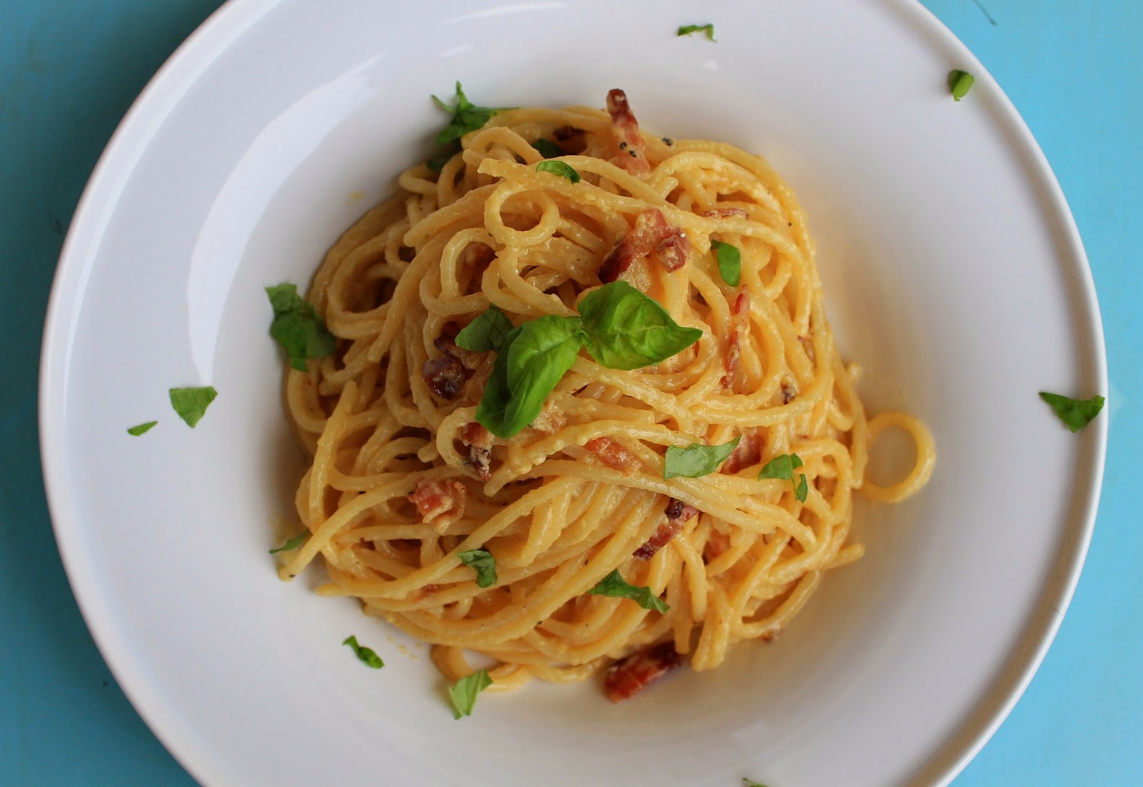 Svenja's Koch und Backblog Spaghetti alla carbonara
