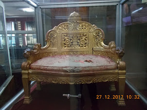 Empress Zewditu's Chair in National Museum.