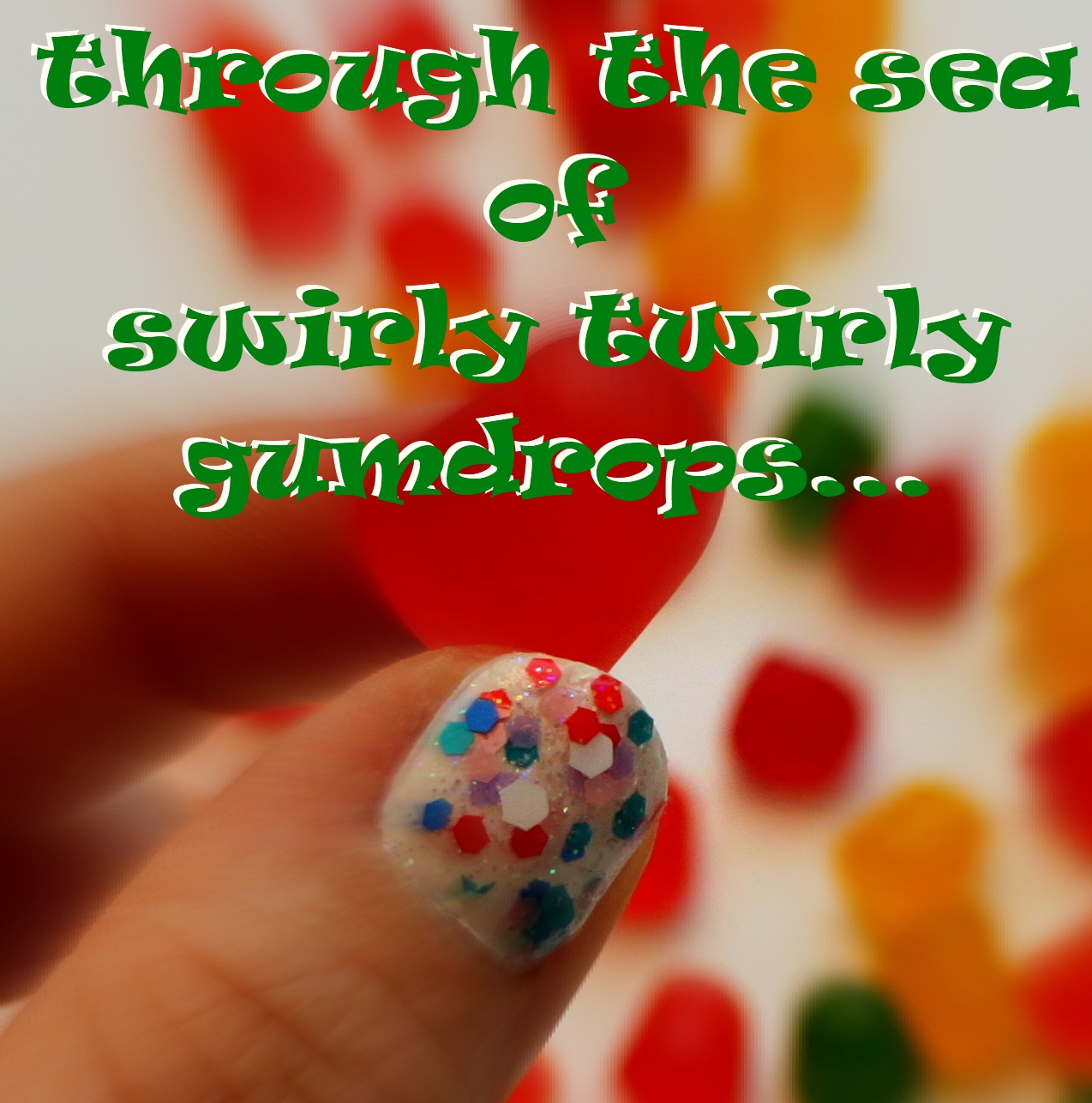 doo-dah!: Swirly Twirly Gumdrop Nails