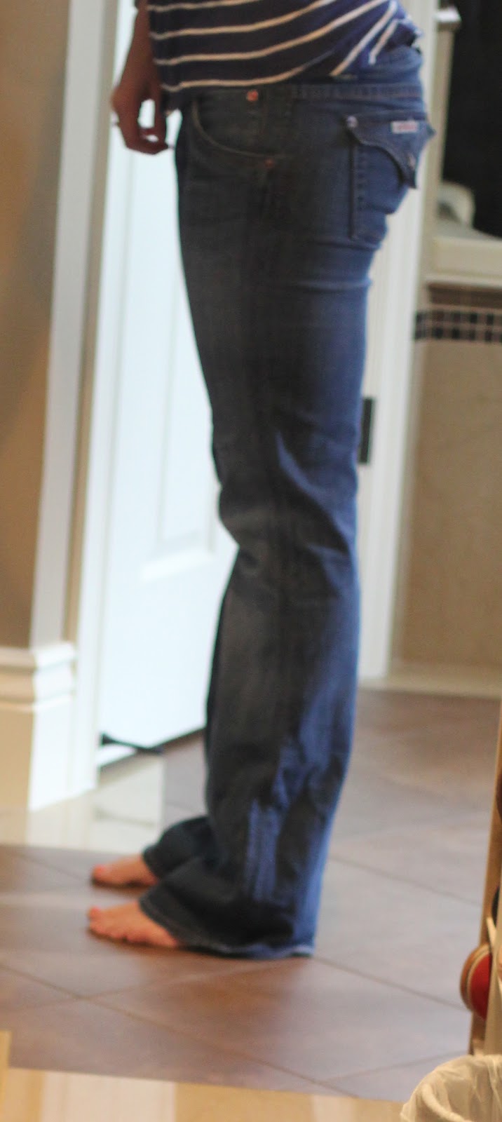 Beck A Boo Hem Jeans With Original Hem