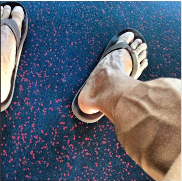 Straight Jock Feet Bradley Martyn fitness model muscle stud feet...(07)