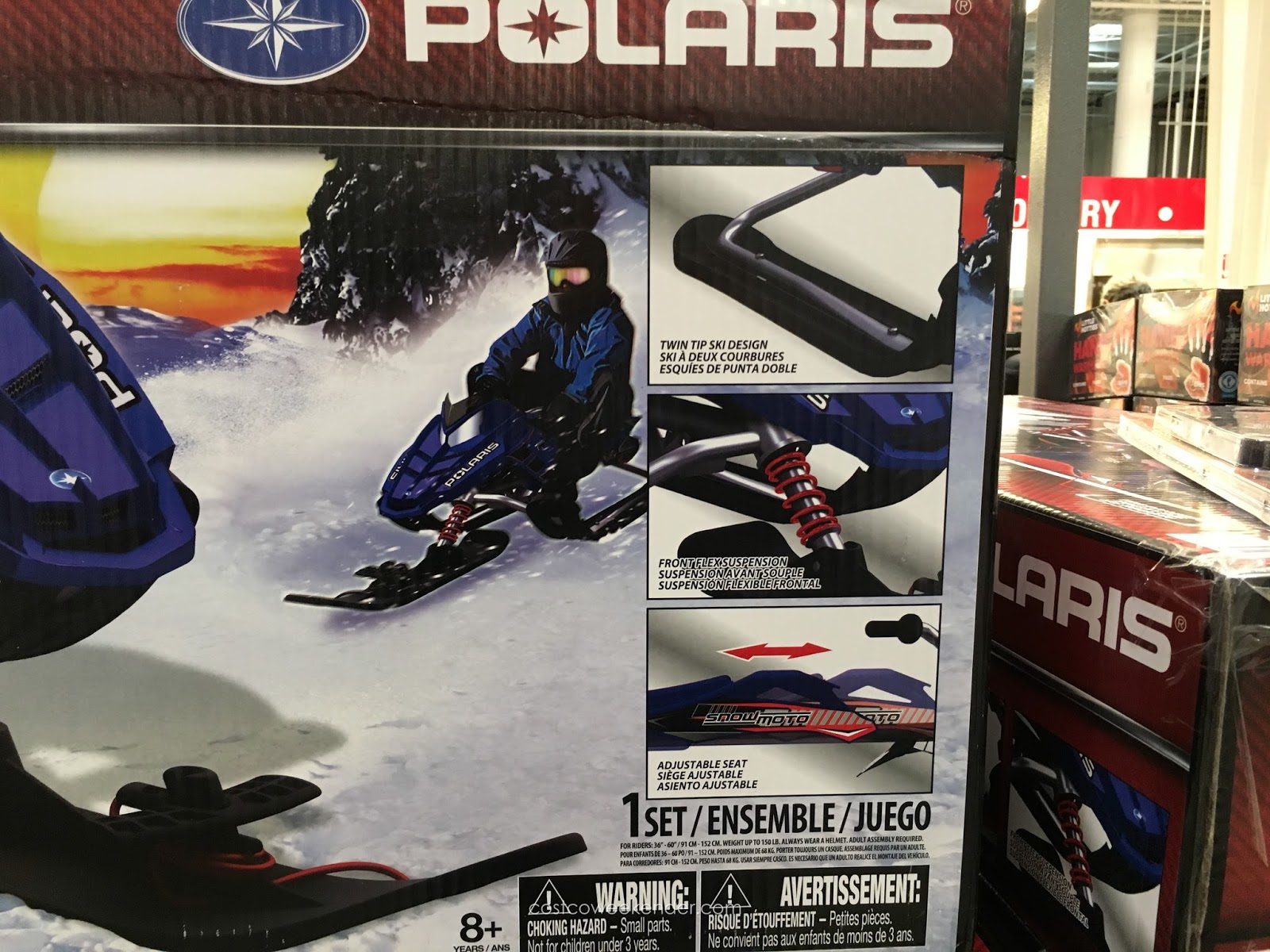 Outer Edge Polaris Snow Moto Costco Weekender