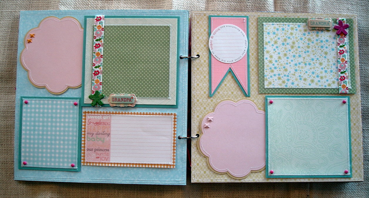 Scrapbooking by Phyllis Sweet Memories Premade 12x12 Chipboard