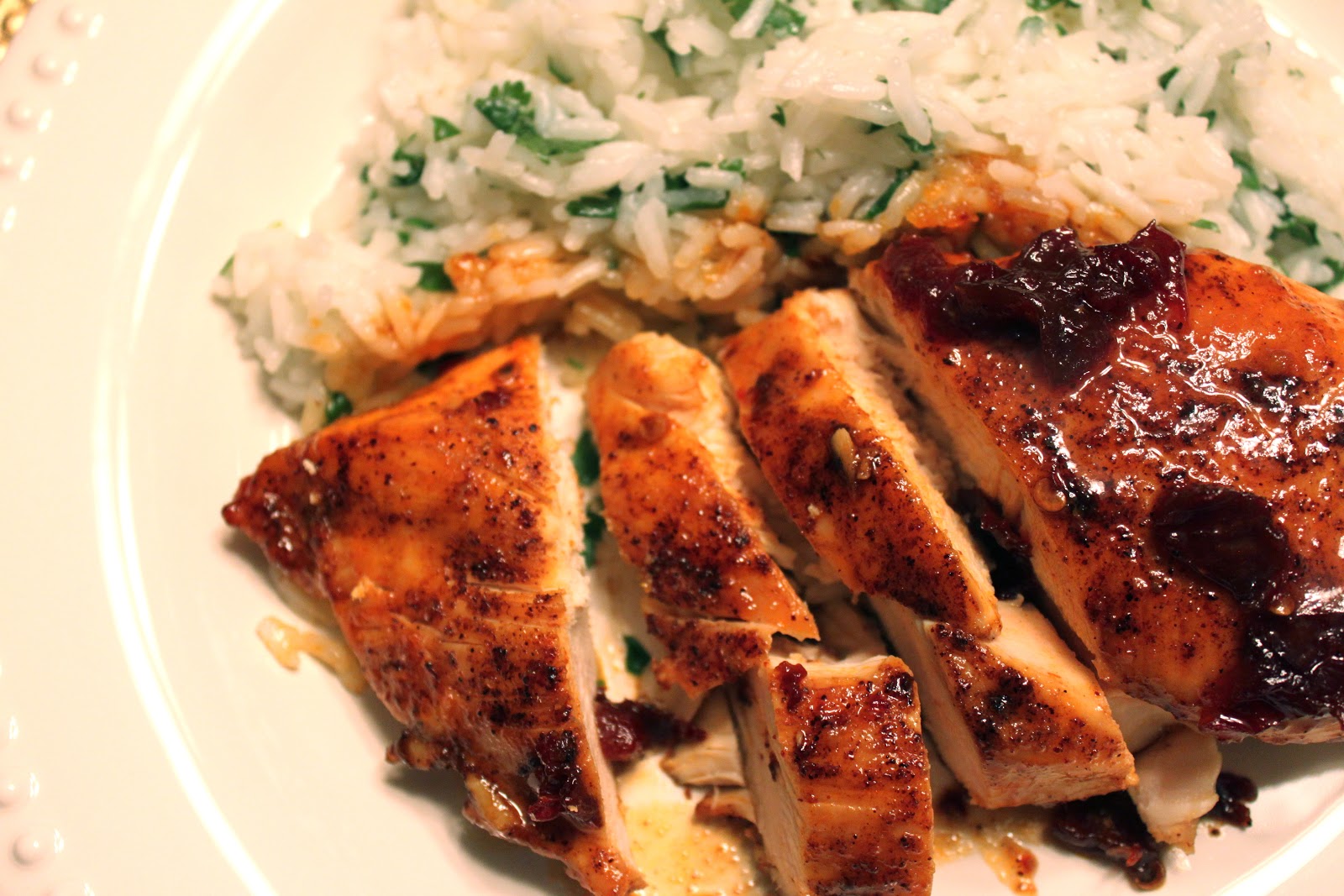 Explore Love Eat Chipotle Orange Chicken with Cilantro Lime Rice