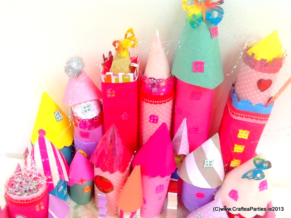 Get Crafty: DIY Toilet Paper Tube Castle - Pink Princess Castle
