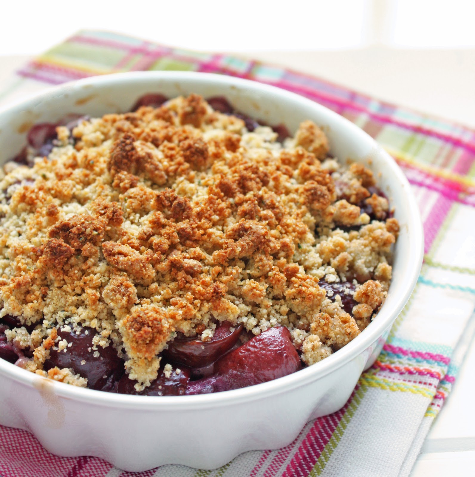Paleo Cherry Crisp I Breathe I'm Hungry