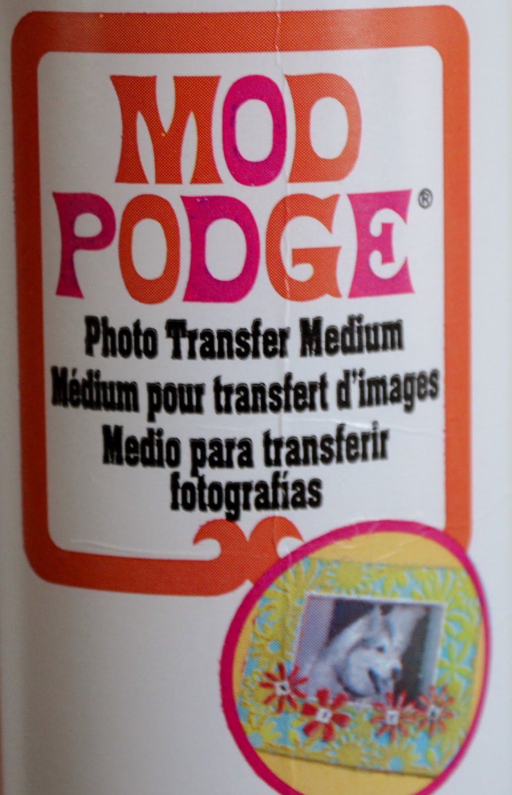 Pysseltagen Mod Podge Photo Transfer Medium