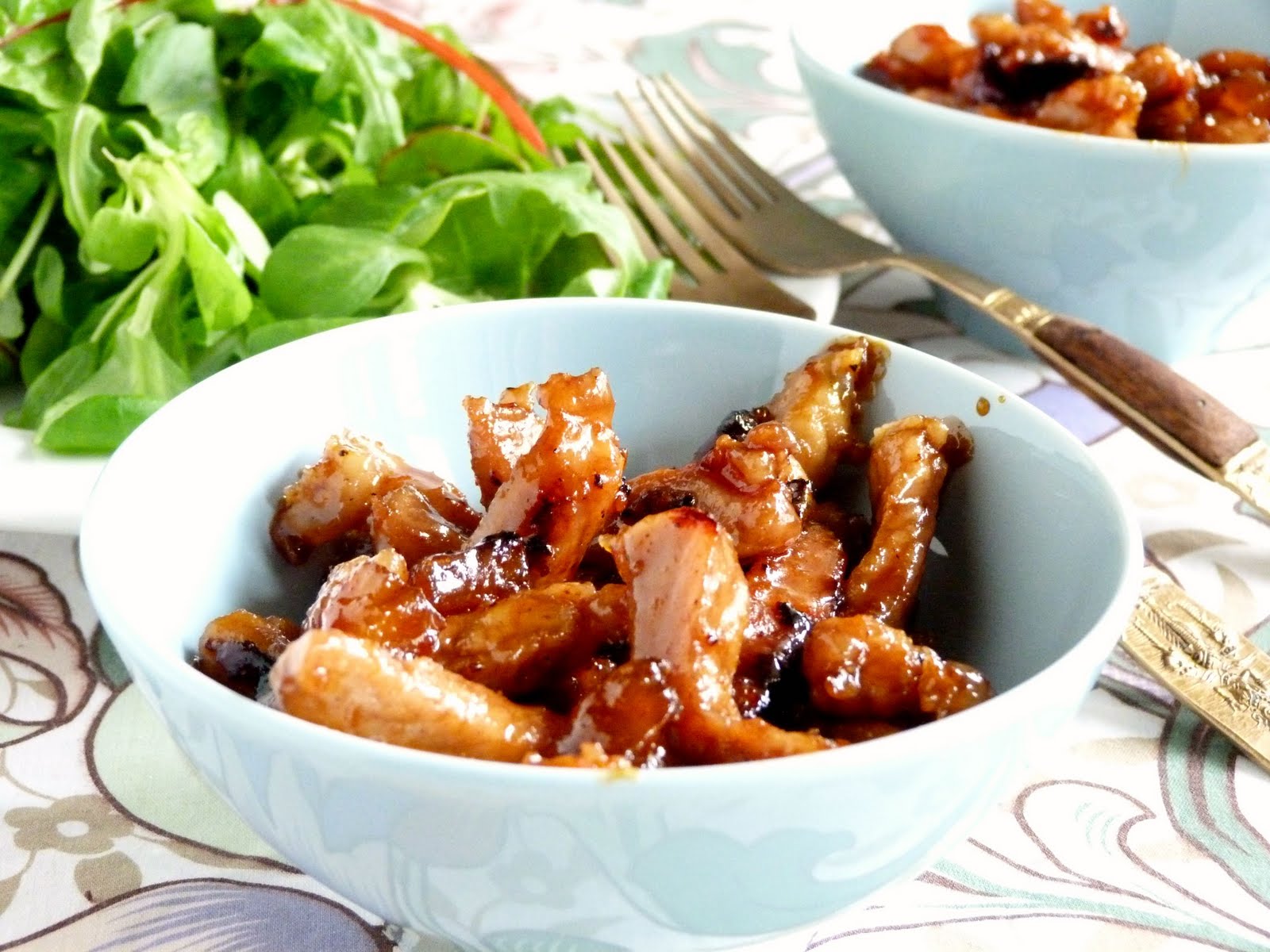 Kitchen & Bakery. Asian Food Style Caramel Pork.