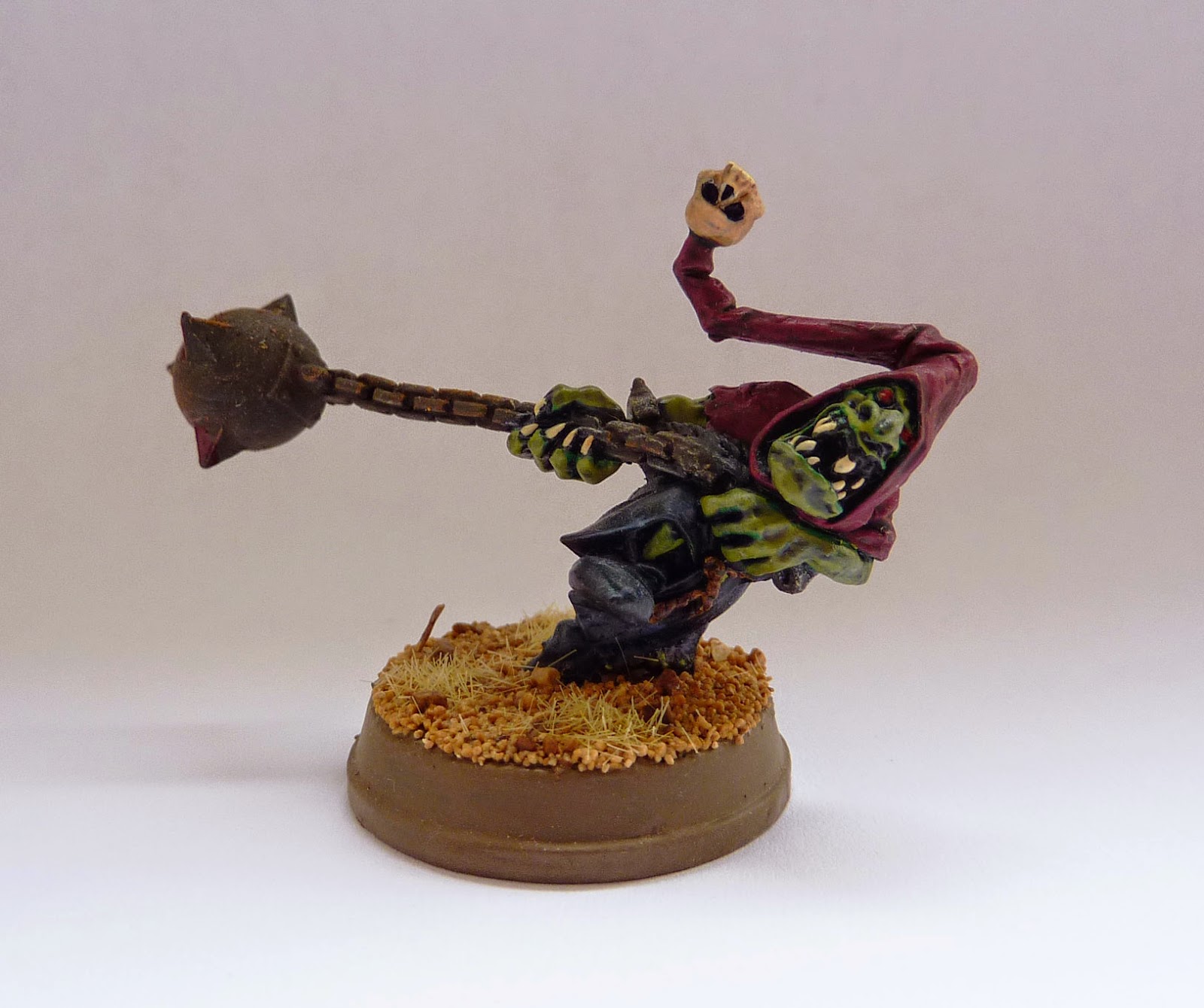 Night Goblin fanatic from Warhammer Fantasy Battle. Night Goblin fanatic from Warhammer Fantasy Battle.