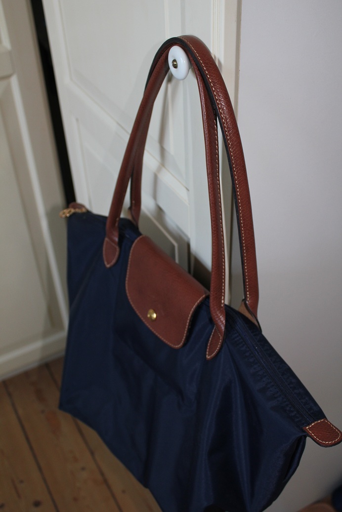 monogrammed longchamp style bag