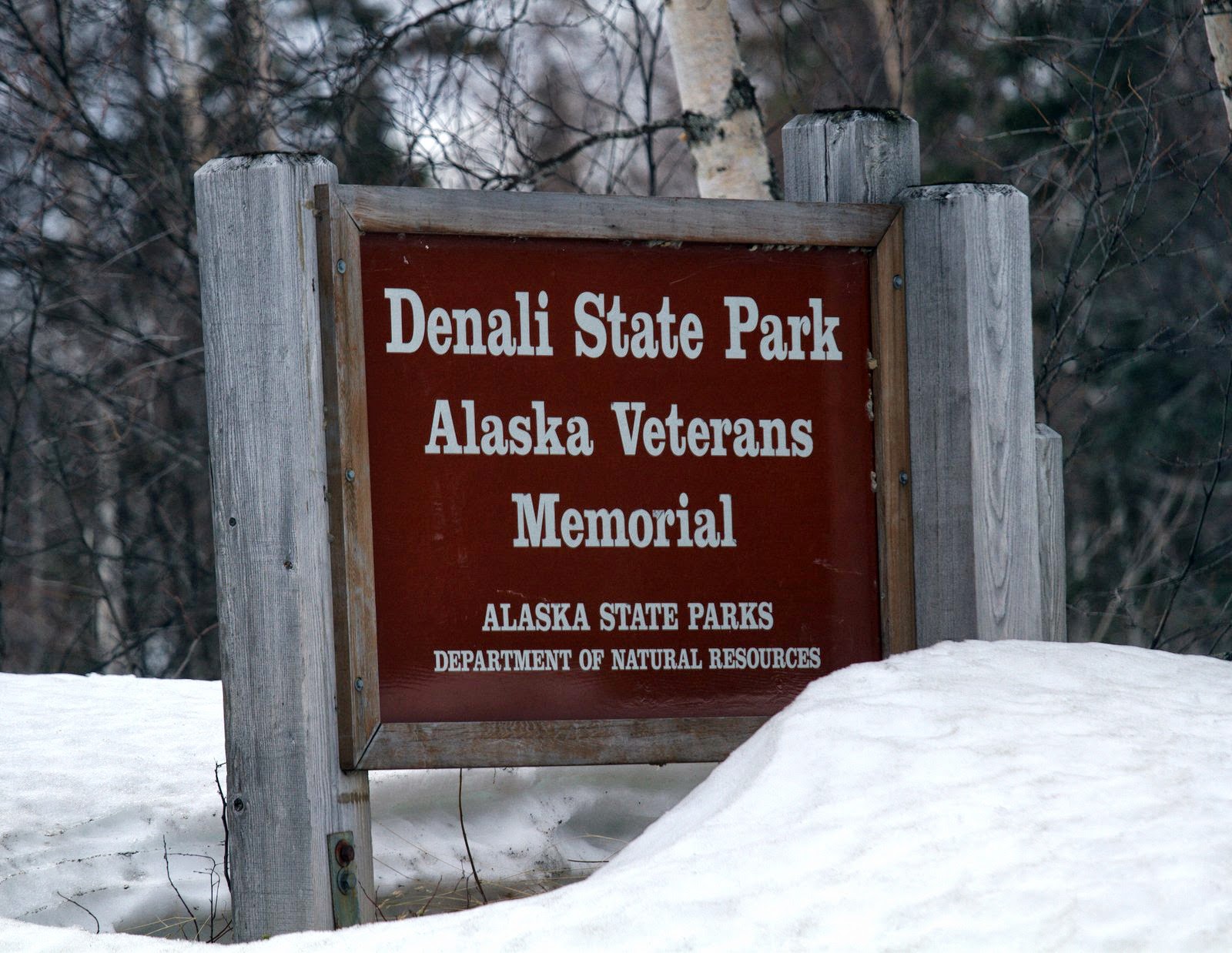 Visiting Alaska Veterans Memorial again