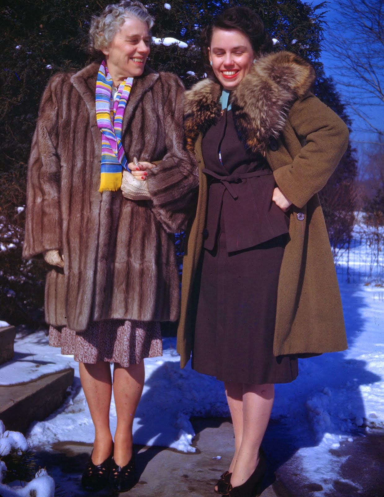 Mrs. Button's Vintage Corner 1940s Winter Fashion Inspiration