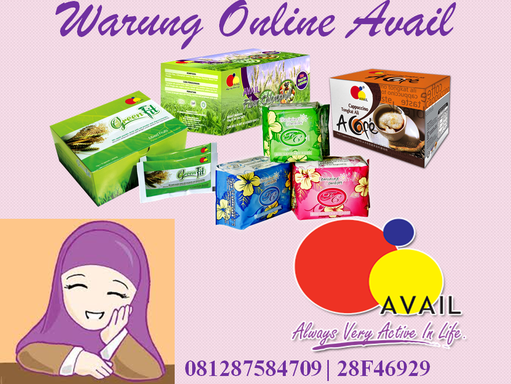 Warung Online Pembalut dan Pantiliner AVAIL : 081287584709 | 28F46929