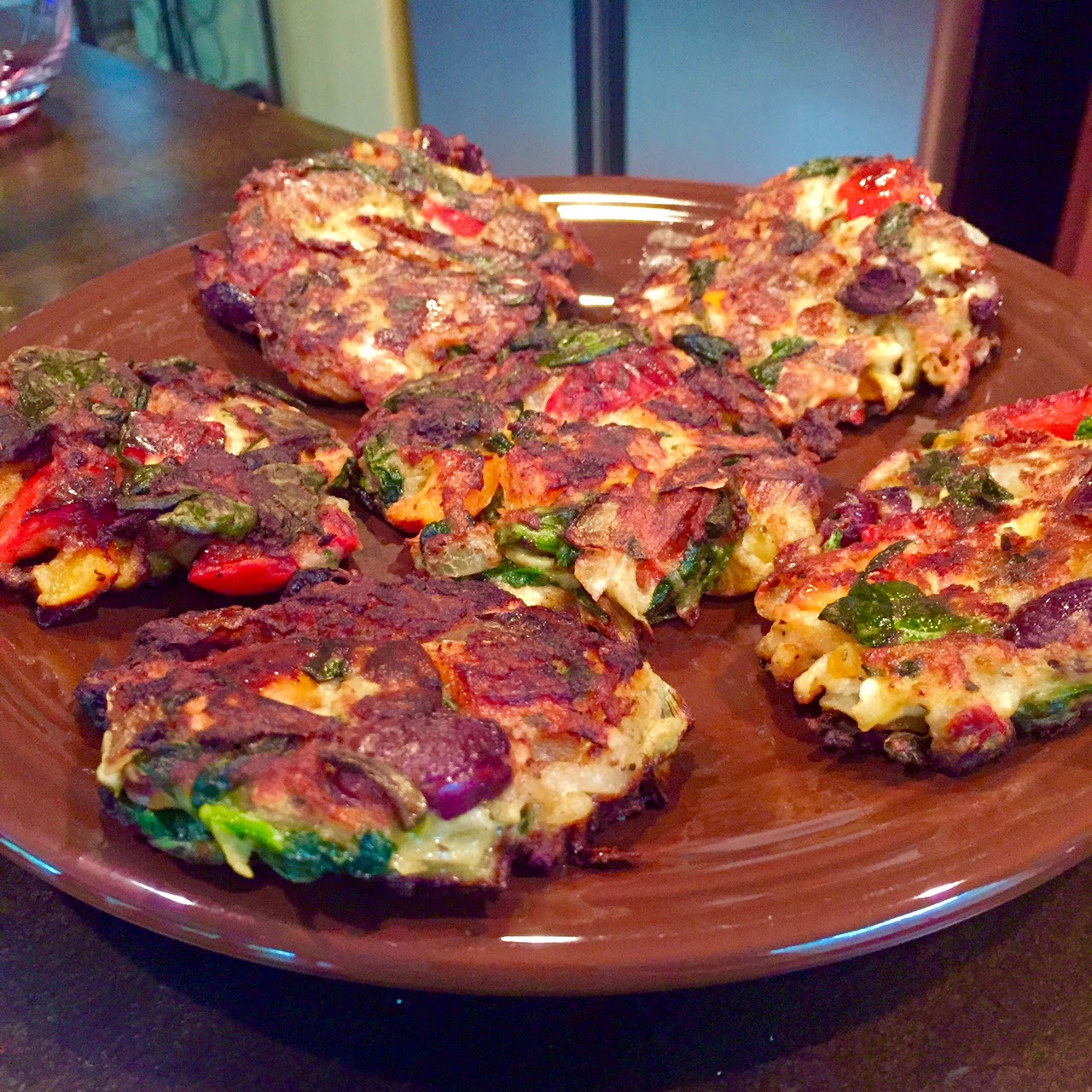 Tasty and (Mostly) Healthy Recipes Crispy Mediterranean Veggie Cakes