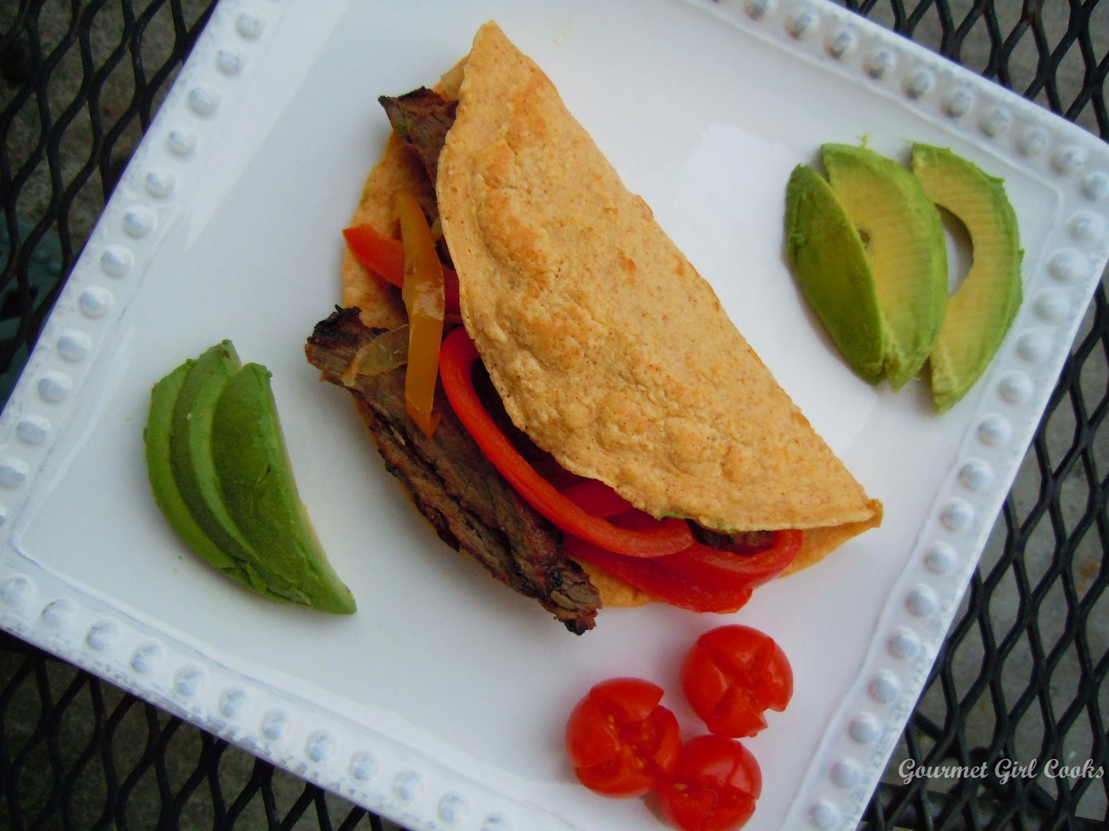 Gourmet Girl Cooks Grilled Beef Fajitas w/ Chipotle Lime Marinade