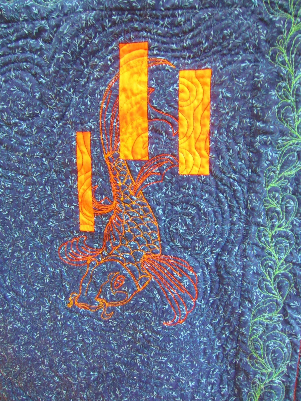 Color Me Quilty Koi Pond Quilt