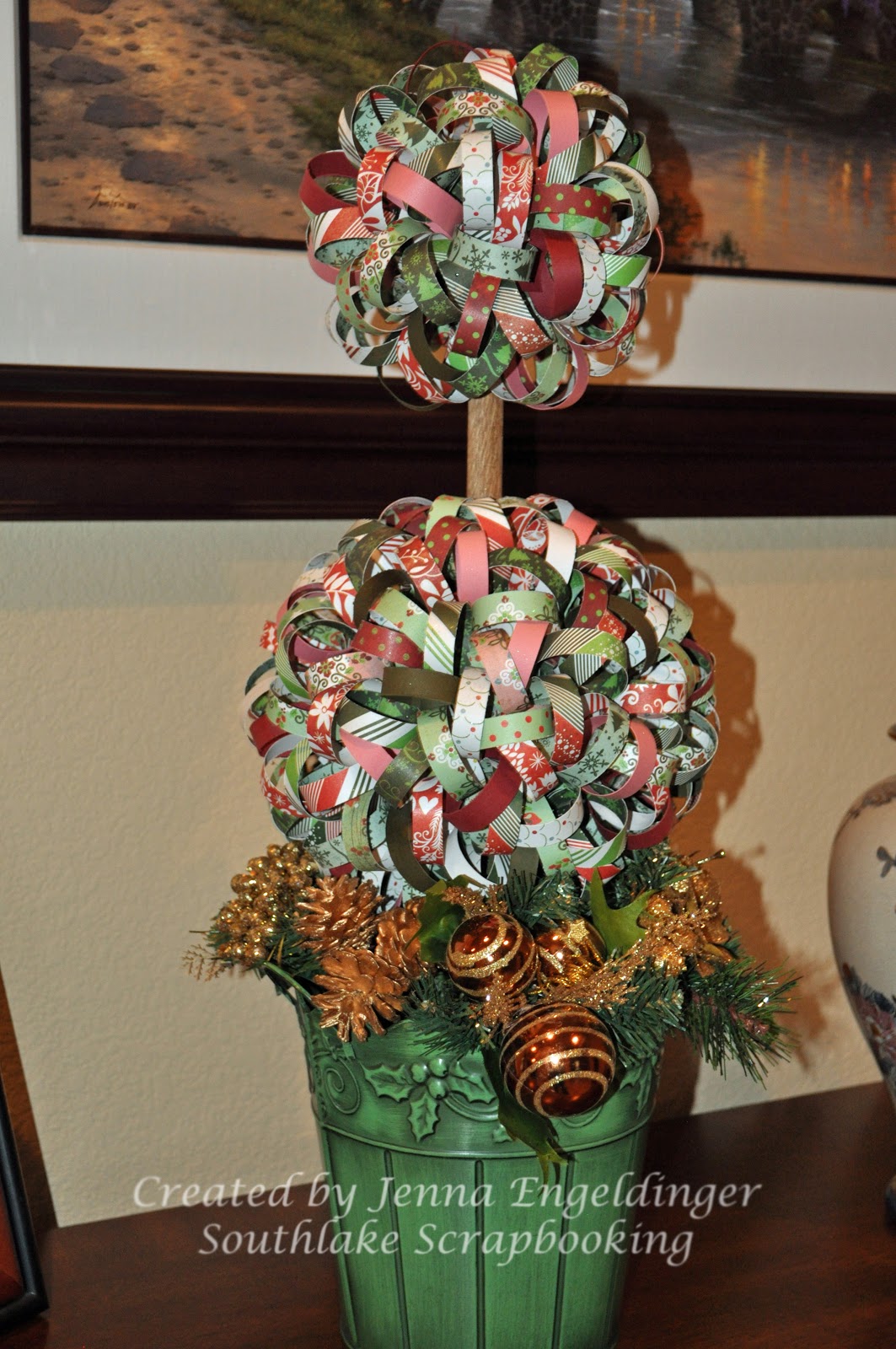 southlake scrapbooking christmas topiary southlake scrapbooking christmas topiary
