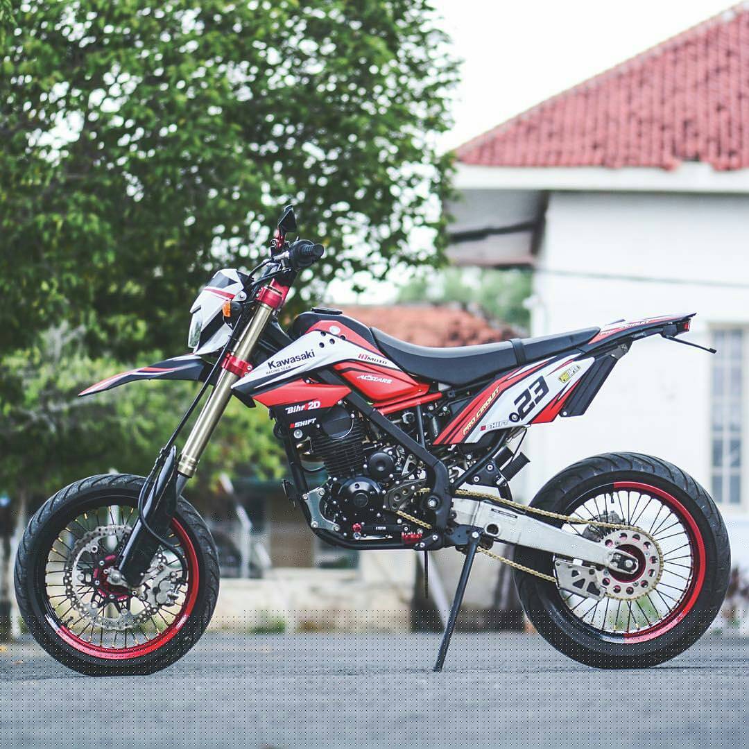 Modifikasi Supermoto kumpulan modifikasi motor trail d tracker terupdate Modifikasi Supermoto kumpulan modifikasi motor trail d tracker terupdate