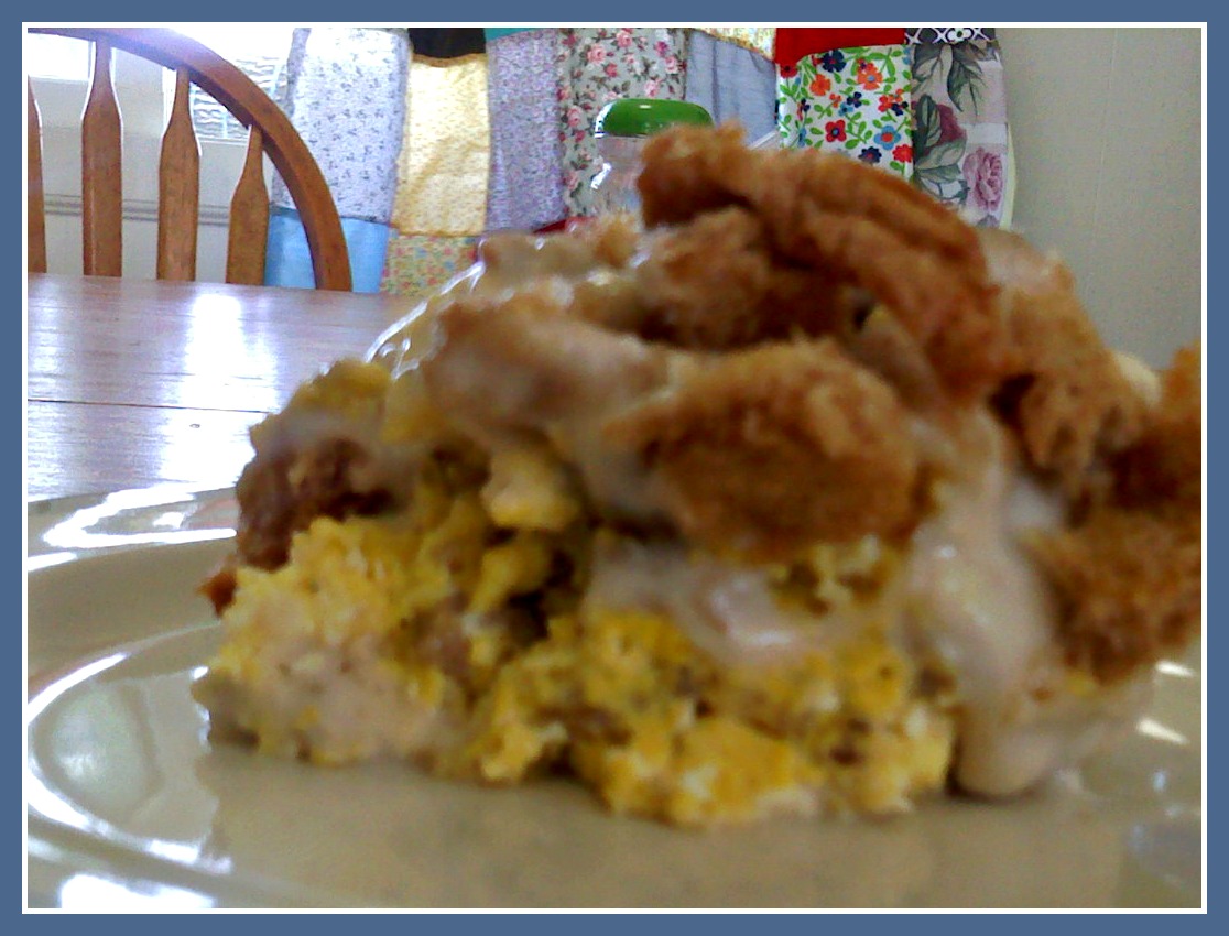 The Walnut Acre Chronicles Scrambled Egg and Sausage Casserole