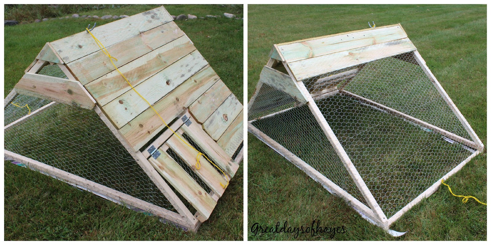 The Hayes Homestead Mobile Chicken Shelter
