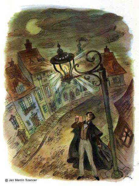 Autor Jan Marcin Szancer Ilustración de libro de cuentos por Jan Marcin Szancer