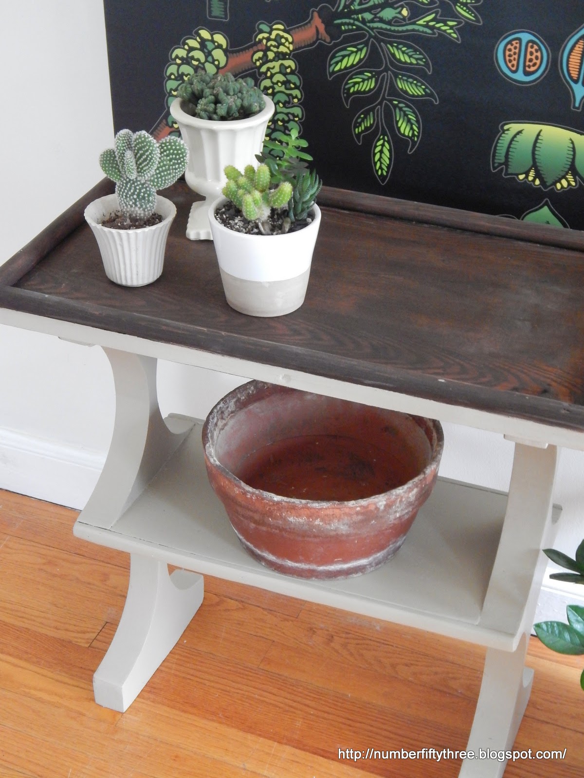 Number Fifty Three Simple Rustic Potting Bench