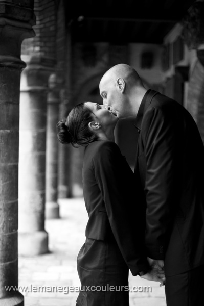 séance engagement à bruges - A&D - photos de couple