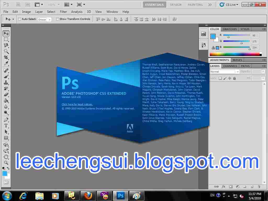 Инструкция по установке photoshop cs5 photoshop