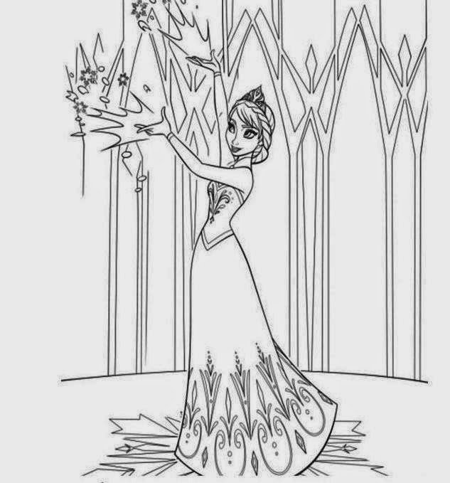 The 50 Frozen Coloring Page Free wallpaper