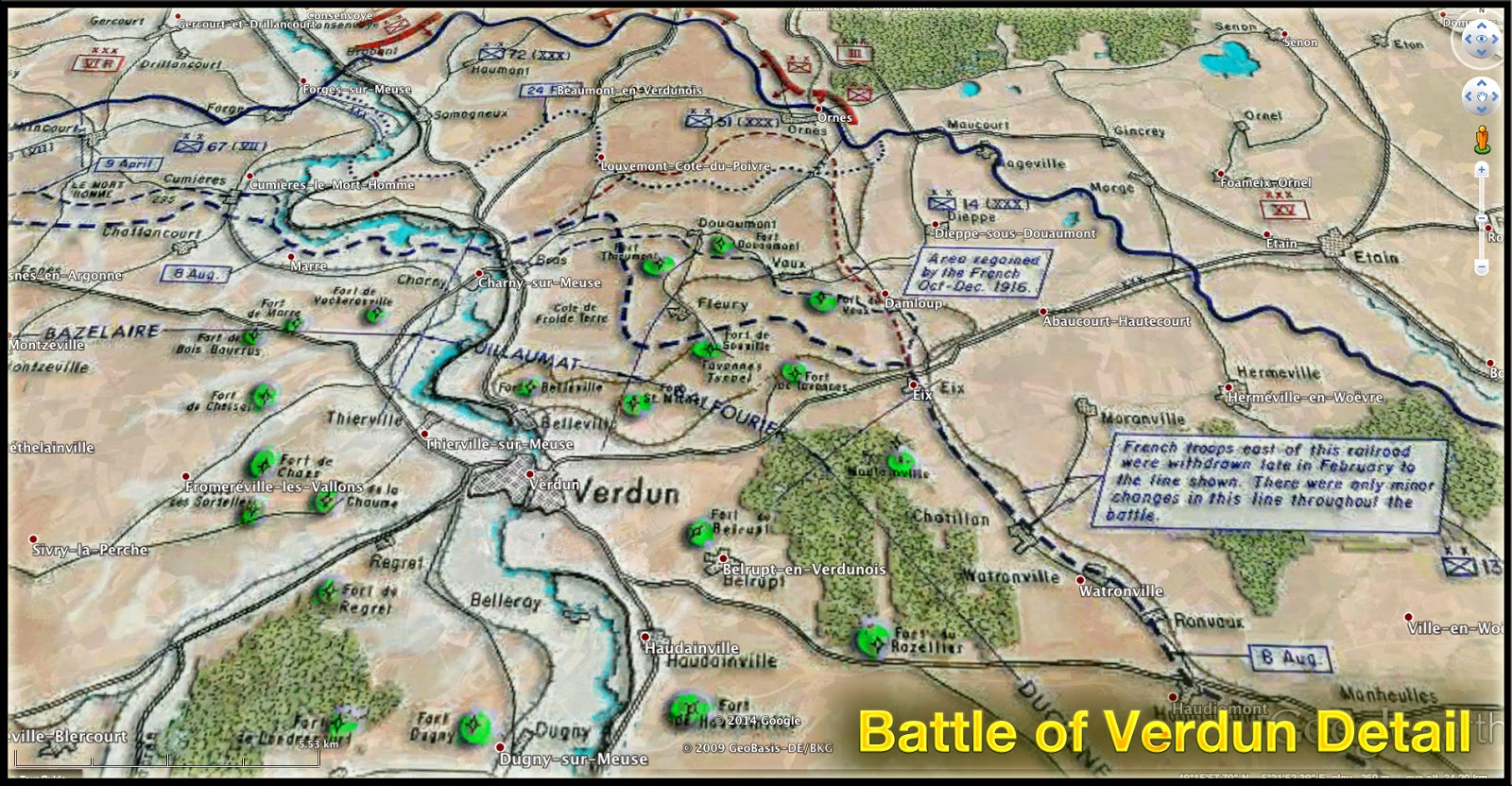 Battle of Verdun Map by hacgator
