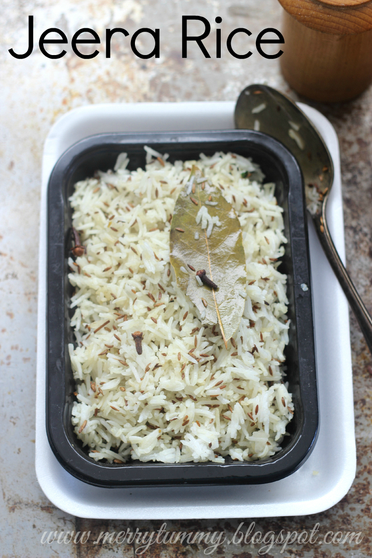 Merry Tummy: Jeera Rice: Basmati Rice With Cumin Seeds: Indian Rice